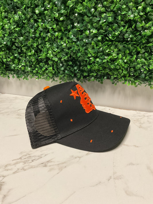 Orange Flame hat