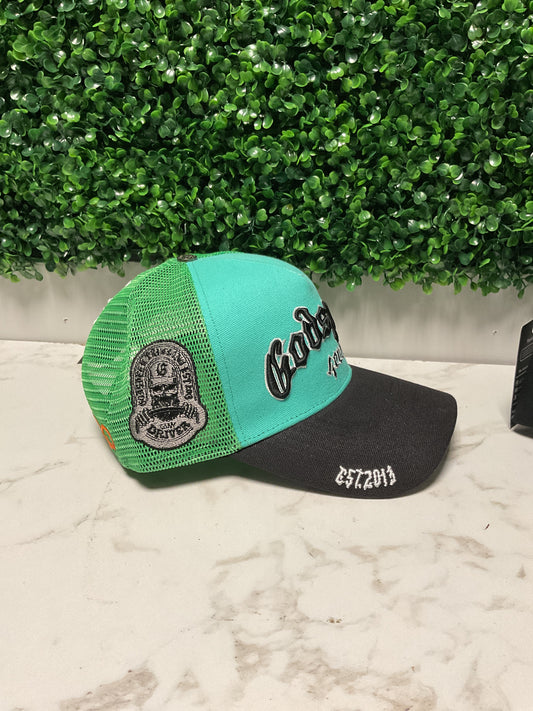 Black On Teal