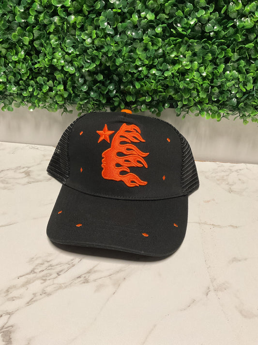 Orange Flame hat