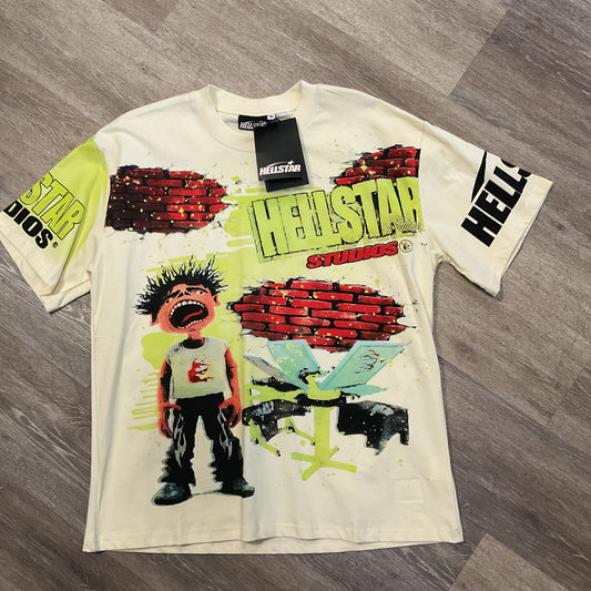 Cream tee shirt