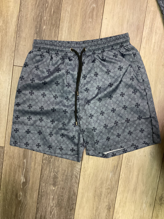Gray swim shorts 023