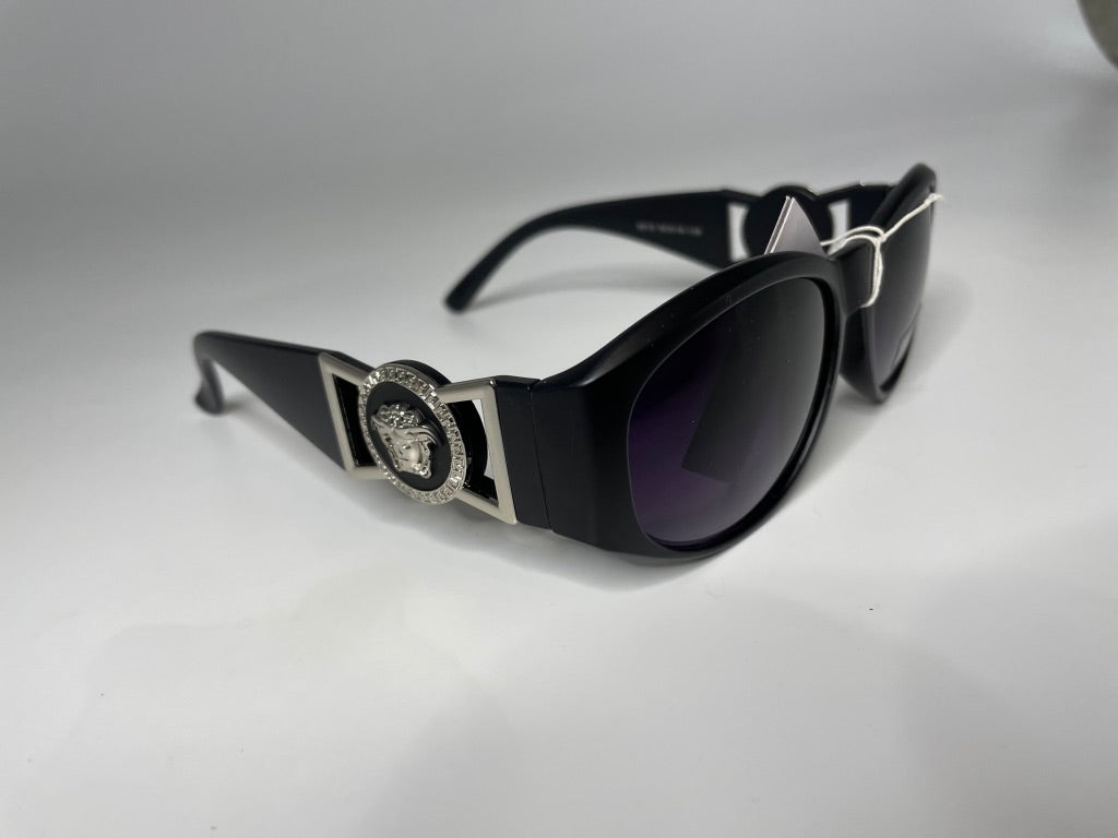 Silver & Black Sunglasses