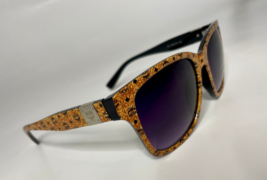 Gold and Black Sunglasses